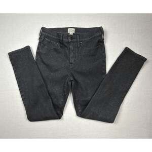 J.Crew Denim Black Sparkle Skinny Jeans Women’s Size 25